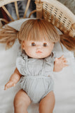Dove Gauze Romper - Doll