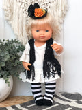 B&W Stripe Tights - Doll