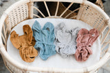 Dusty Rose Gauze Romper - Doll