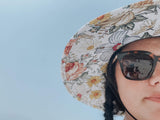 Straw Sun Hat - Norah Floral