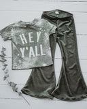 Kids Tee - Hey Y'all - Olive