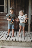 Kids Tee - Peace - Natural Organic