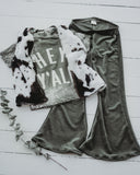 Kids Tee - Hey Y'all - Olive