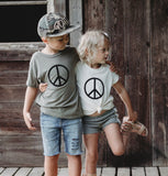 Kids Tee - Peace - Natural Organic