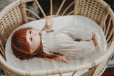 Oatmeal Cookie Gauze Romper - Doll