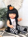B&W Stripe Tights - Doll