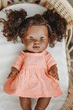 Coral Gauze Dress - Doll