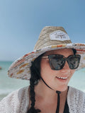 Straw Sun Hat - Norah Floral