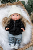 Ivory Knit Hat - DOLL