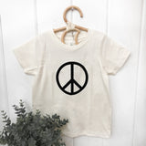 Kids Tee - Peace - Natural Organic